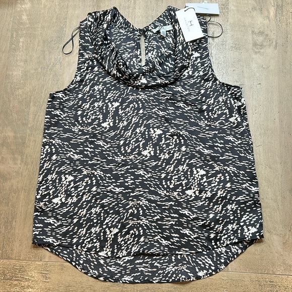 Halston cowl neck blouse, NWT, size Medium - Picture 1 of 8